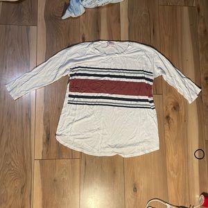 White long with lines